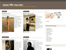 Tablet Screenshot of jeune-fille-nue.com